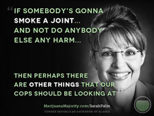Sarah Palin on Marijuana