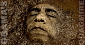 Obama, quagmire, foreign policy, Afghanistan, Syria, war, collage, photomontage, JGill, Paul Jacob, Common Sense