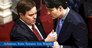 Arkansas State Senator, Jon Woods, term limits, Arkansas, pay raise, disgrace, election, illustration