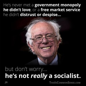 Bernie Sanders, monopoly, control, redistribution, central. planning, government, meme, illustration
