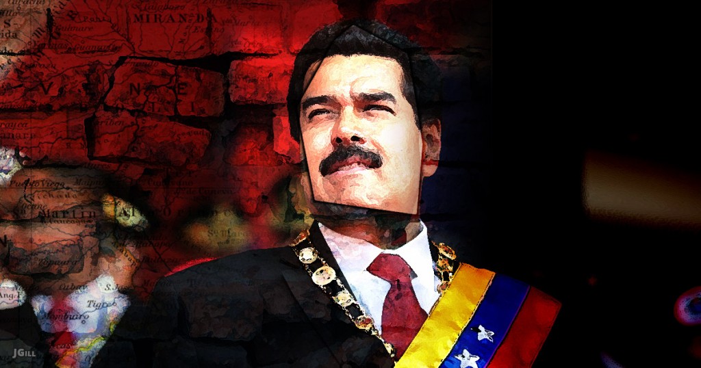 Maduro, Venezuela, socialism, collapse, illustration