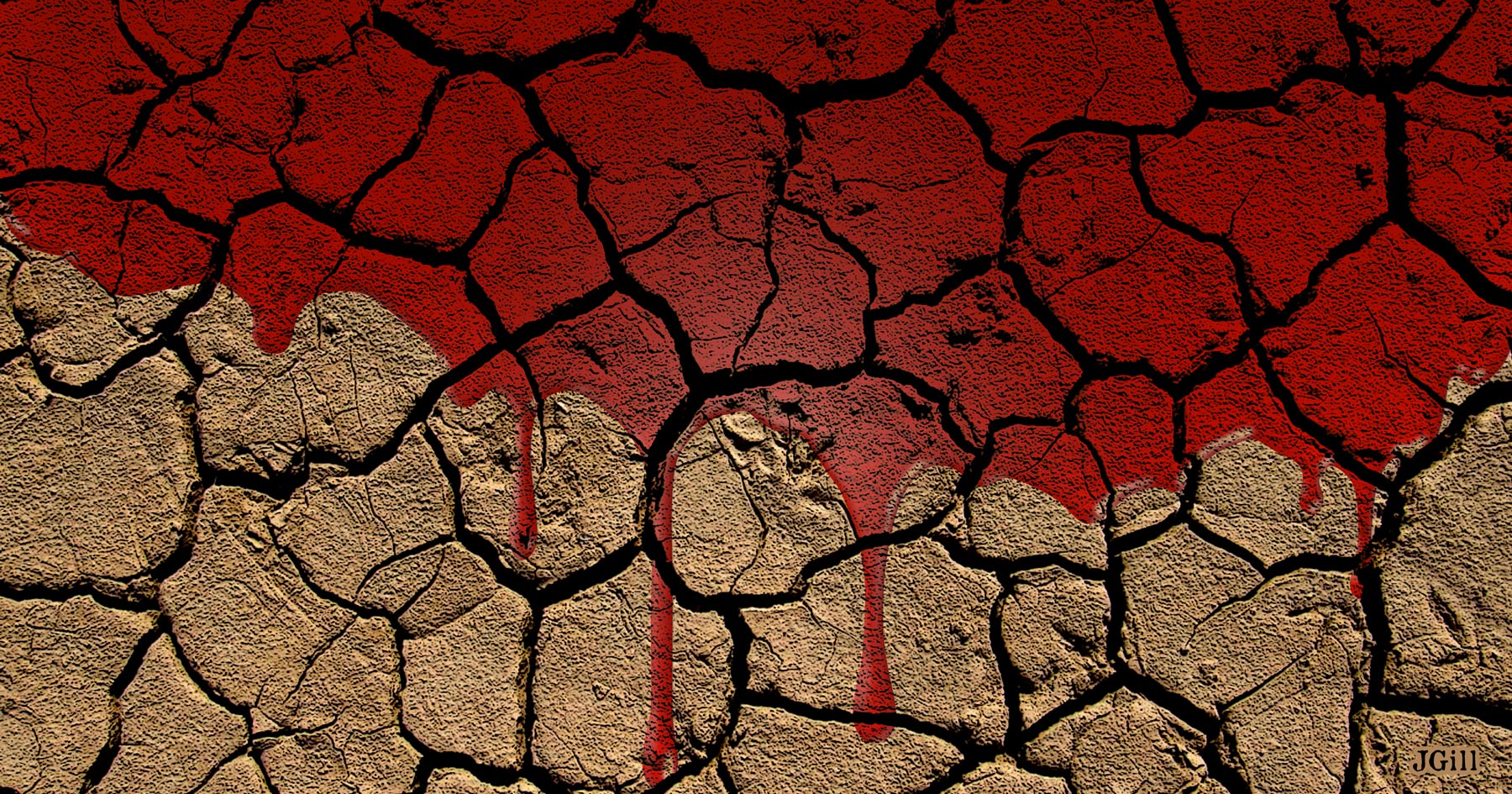 drought, war, Syria, Global Warming, California, illustration