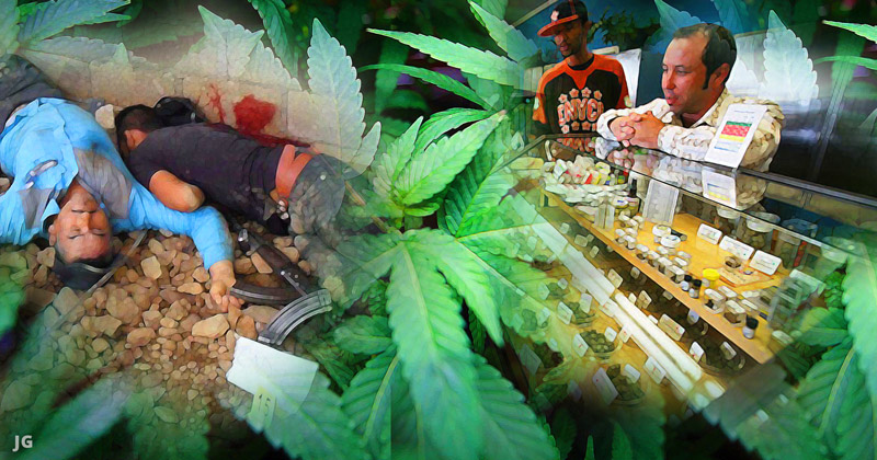 legalization, pot, marijuana, crime, drug war, illustration
