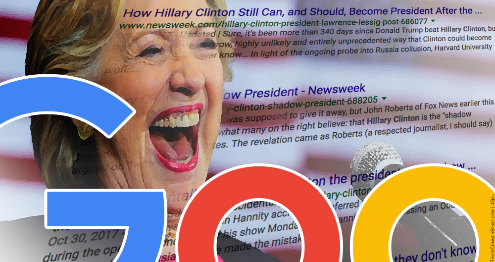 Google, search results, Hillary Clinton, Donald Trump, bias, influence, tampering, election, democracy