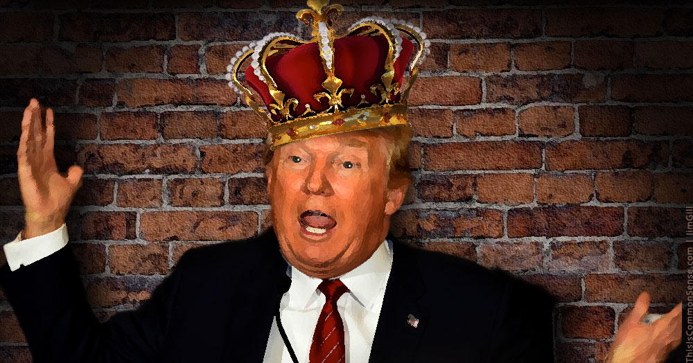 Donald Trump, comedian, stand up, kidding, term limit, dictator, joke, humor, King