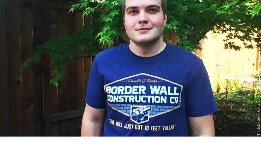 Trump, border, wall, build, t-shirt, Donald J. Trump Border Wall Construction Co., Addison Barnes, Oregon