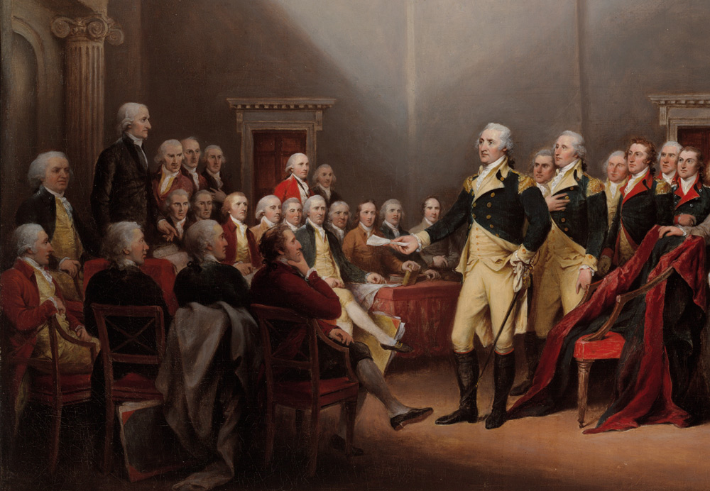 George Washington, resignation, king, father, term limits