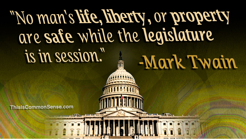 Mark Twain, legislature, government, property, rights, meme