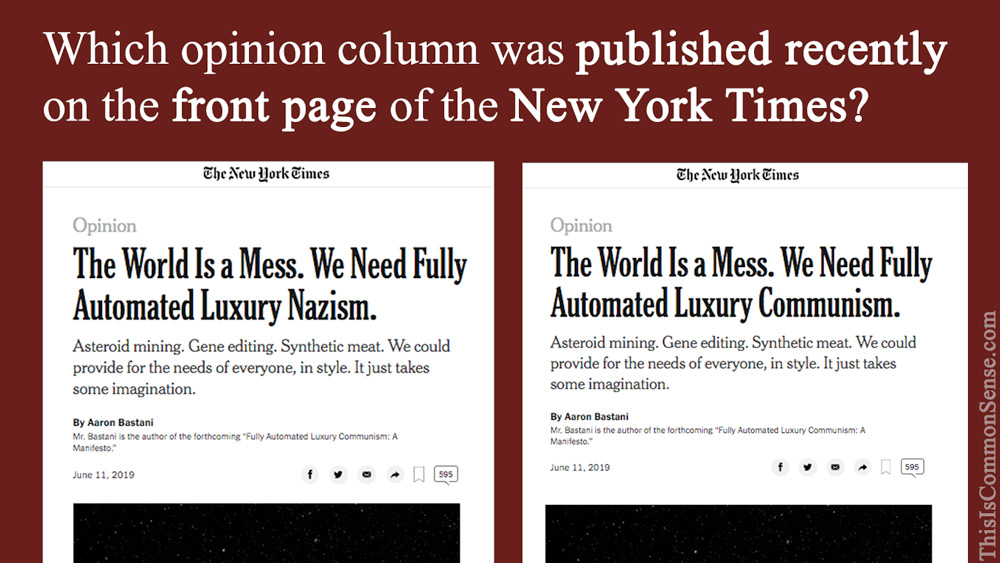 communism, New York Times, Nazism,
