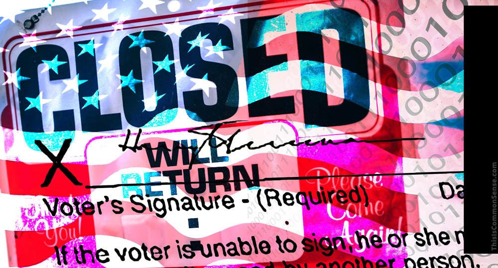 closed, electronic signature, voting, elections, petitions, citizen,