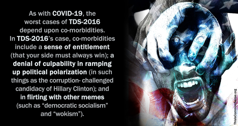 Trump Derangement Syndrome, TDS, Covid 19, infection, virus, meme