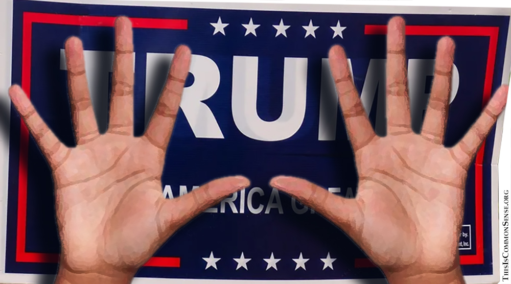 Donald Trump, sign, censorship