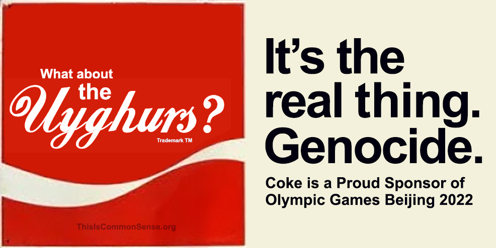 Uyghurs, China, Coke, Olympics