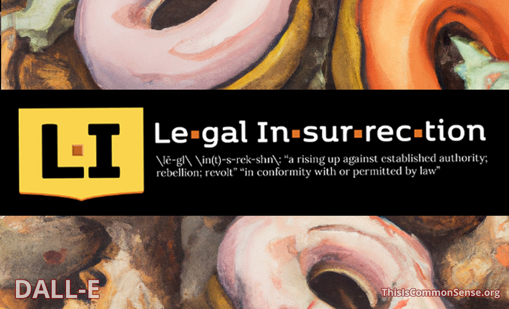 Legal Insurrection, donuts