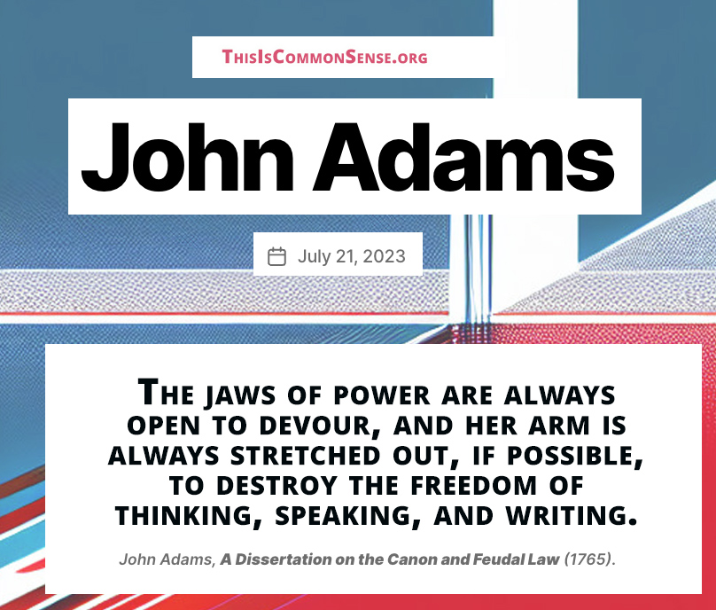 John Adams, Jaws of power