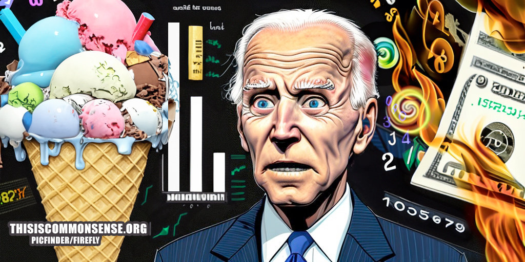 Joe Biden, inflation, ice cream, economics