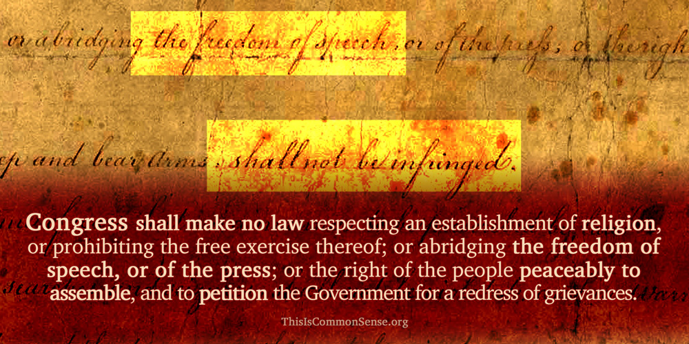 First Amendment, US Constitution, free speech, censorship