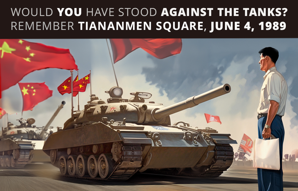 Tank Man, China, June 4