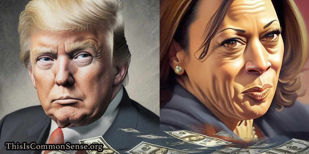 Donald Trump, Kamala Harris, economy, inflation, democracy, government