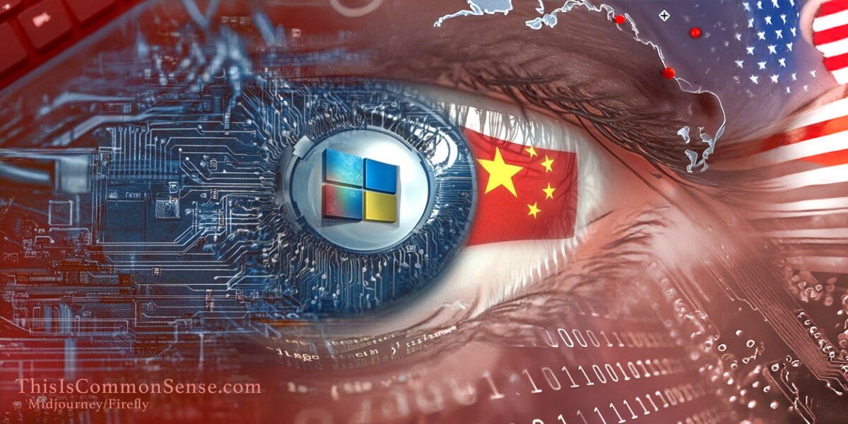 mote, China, Microsoft, eye, war, computers, technology