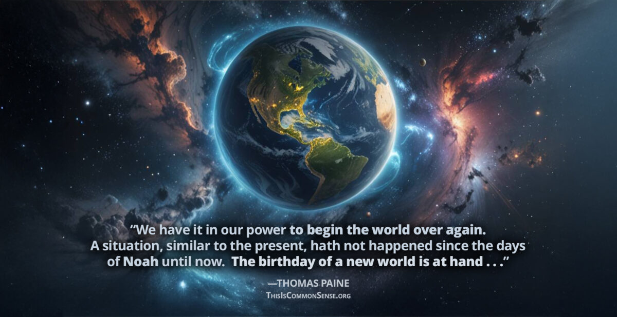 New Year, 2025, Thomas Paine, America