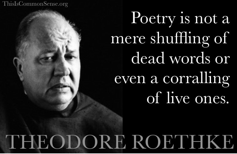 Theodore Roethke, Poetry and Craft
