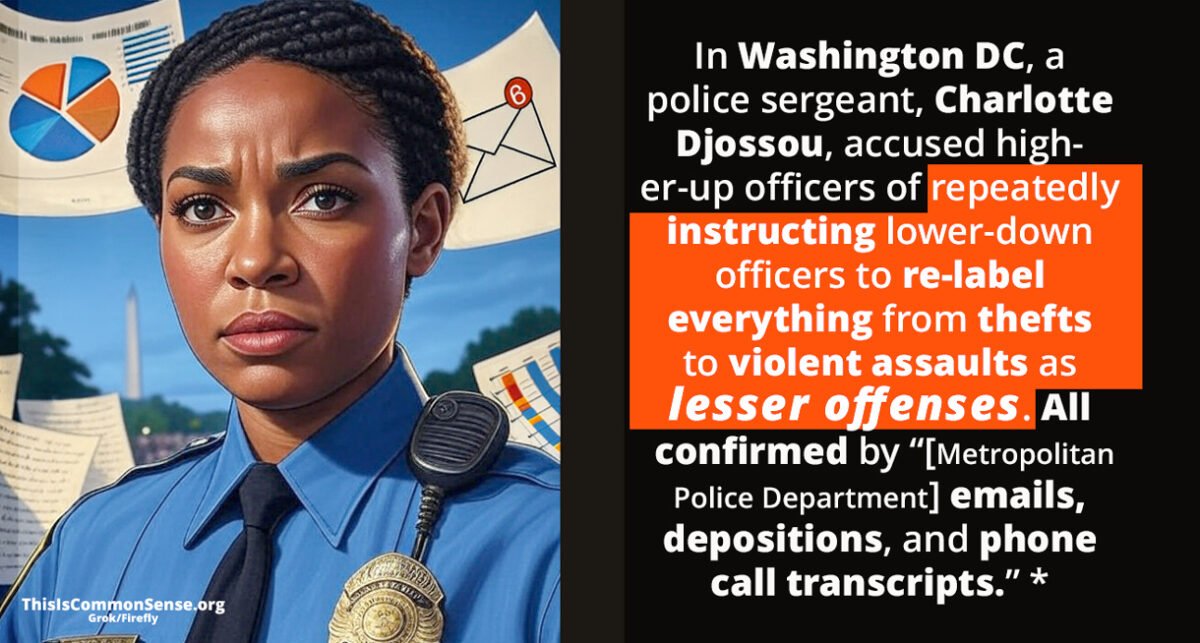 Charlotte Djossou, Washington D.C. crime, crime stats, police