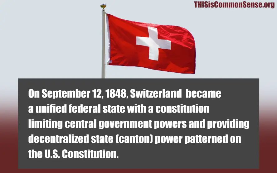 Switzerland, unification, union