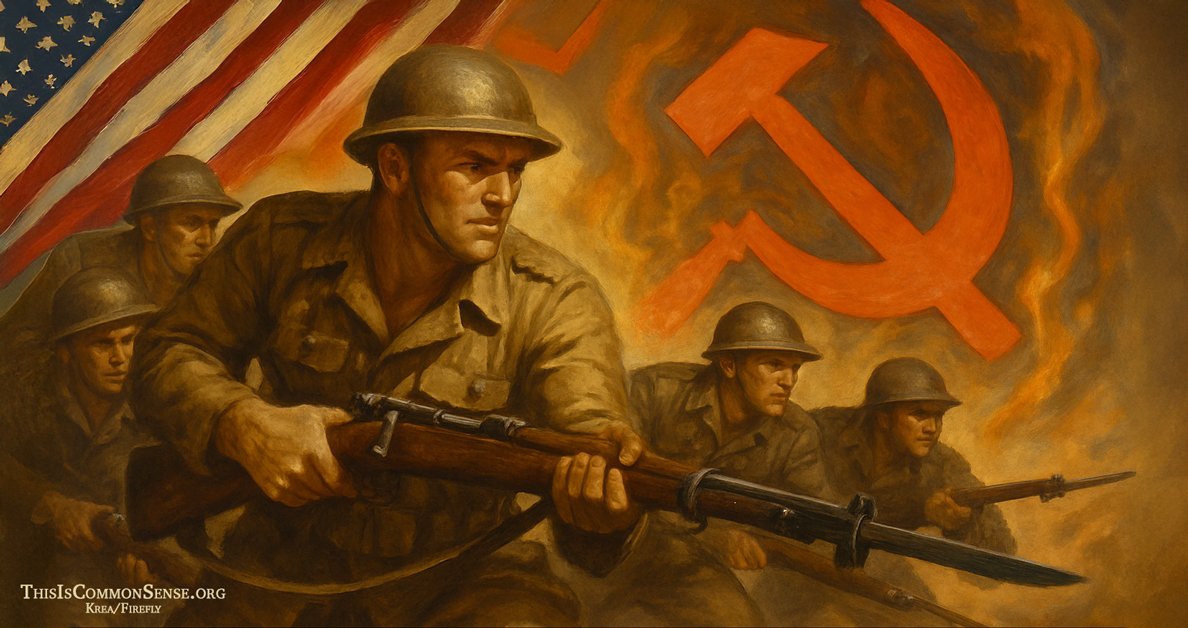 socialism, resolve, soldiers, America, freedom