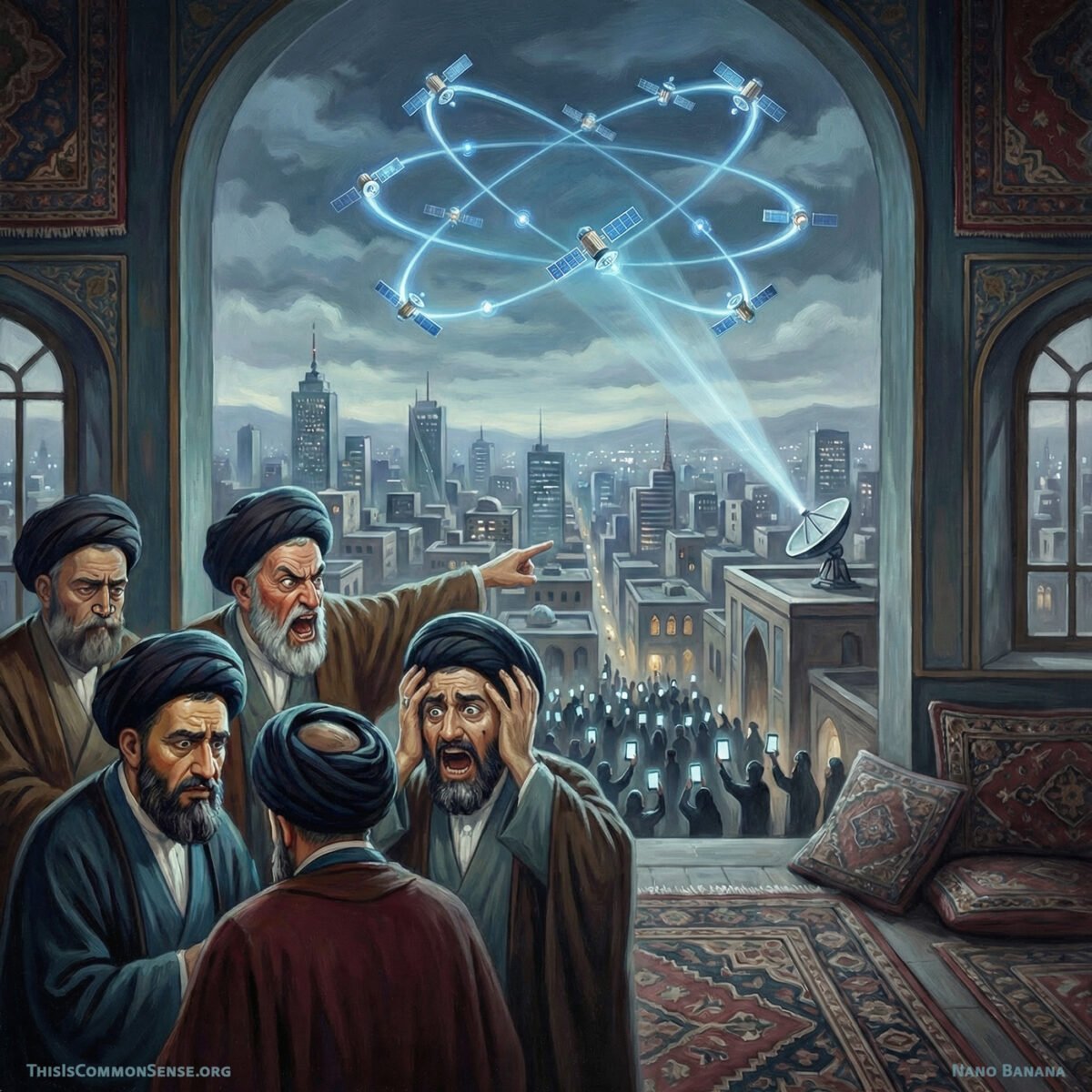 Iran, protests, Elon Musk, Starlink, technology, freedom