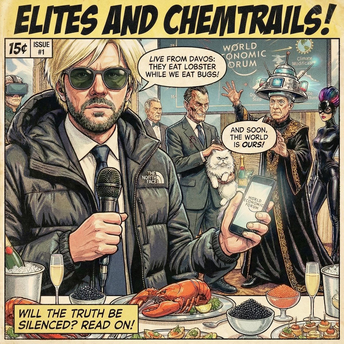 James O'keefe, WEF, World Economic Forum, chemtrails, conspiracy