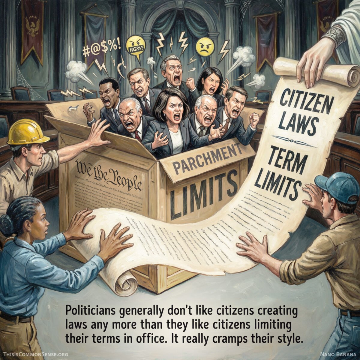 parchment limits, term limits, citizen's initiative, law, politicians