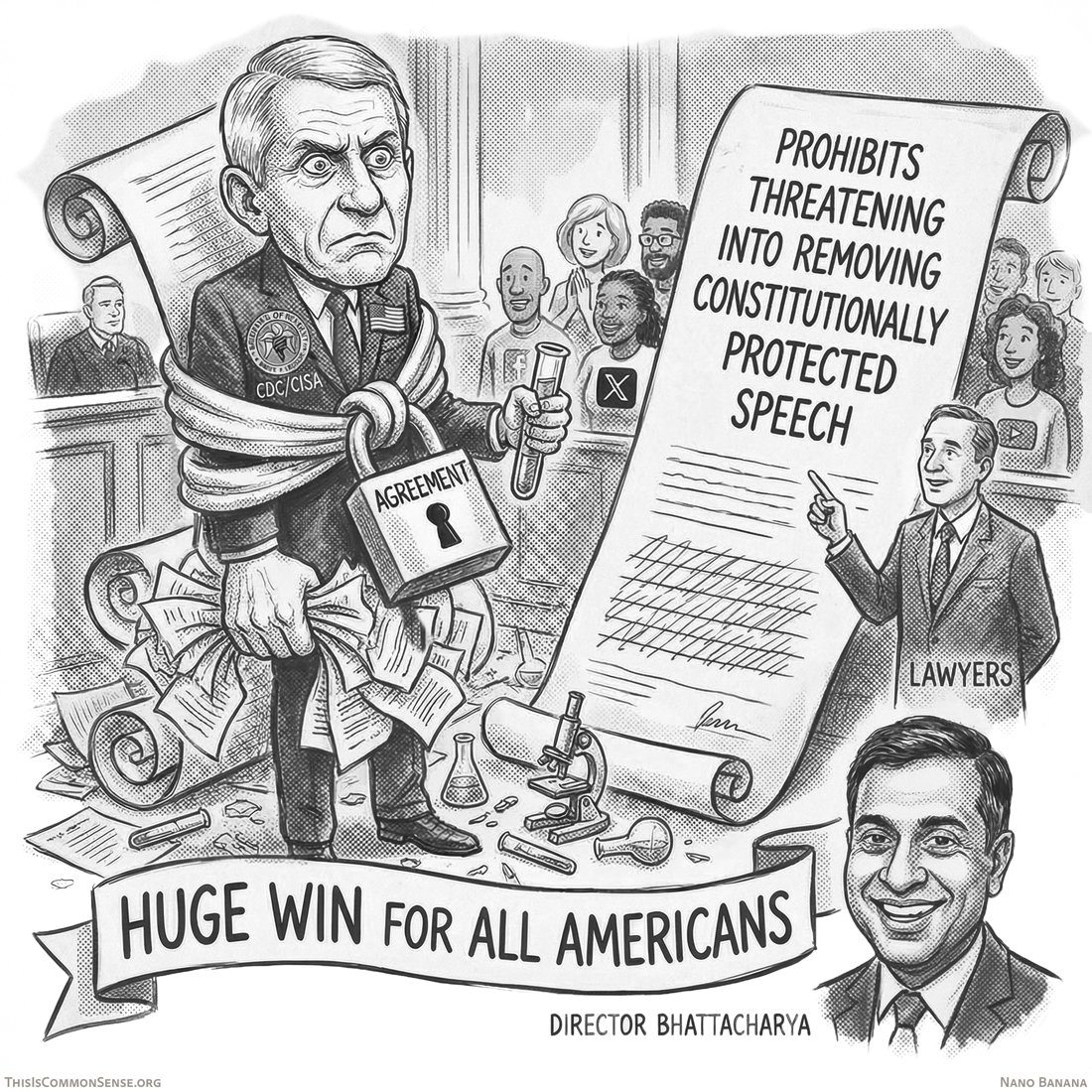 censorship, Fauci, free speech, First Amendment