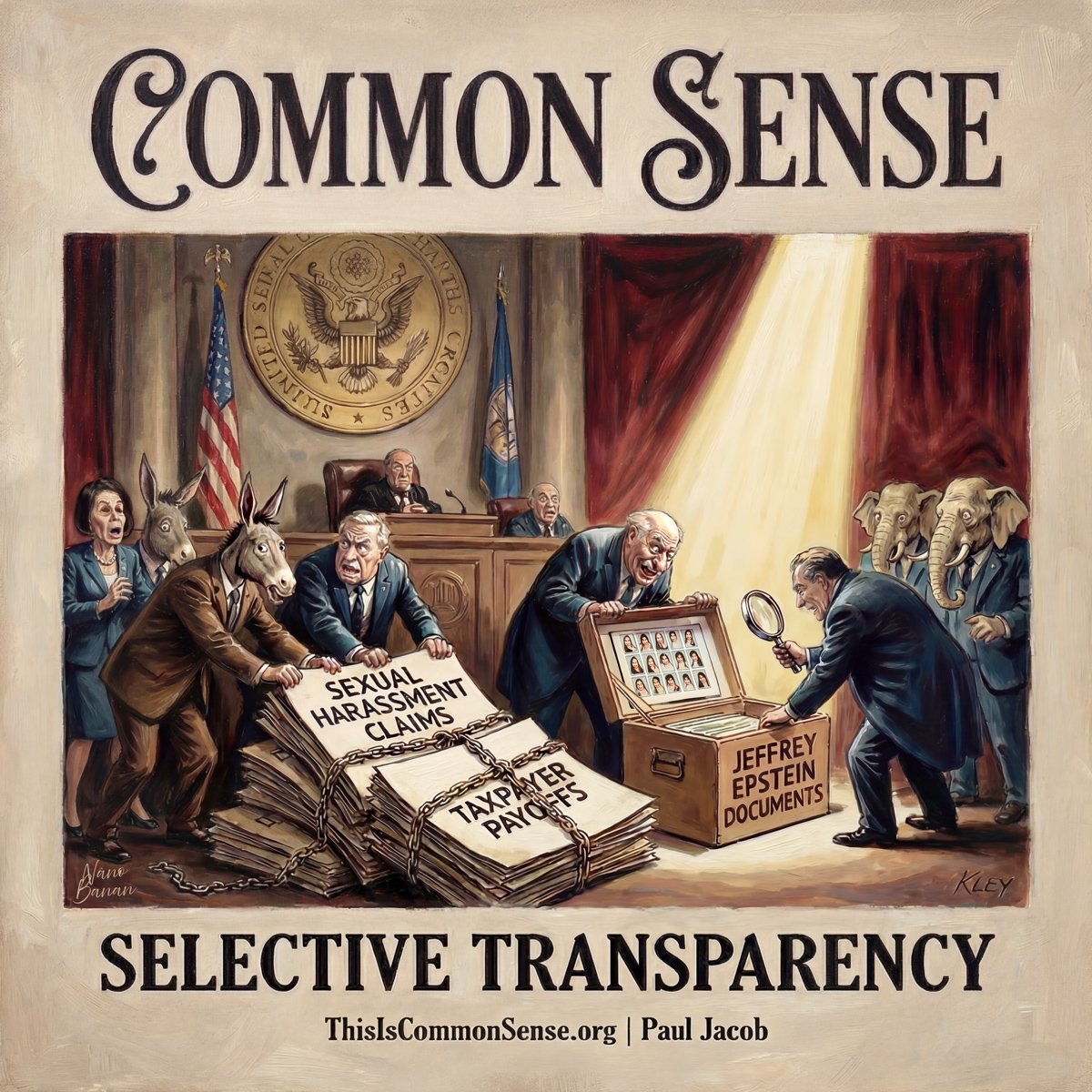 Congress, transparency, sex scandal