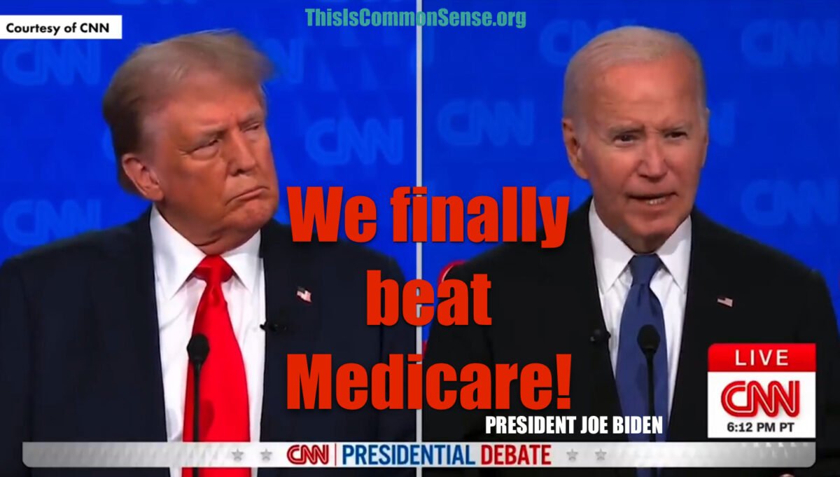 We finally beat Medicare!