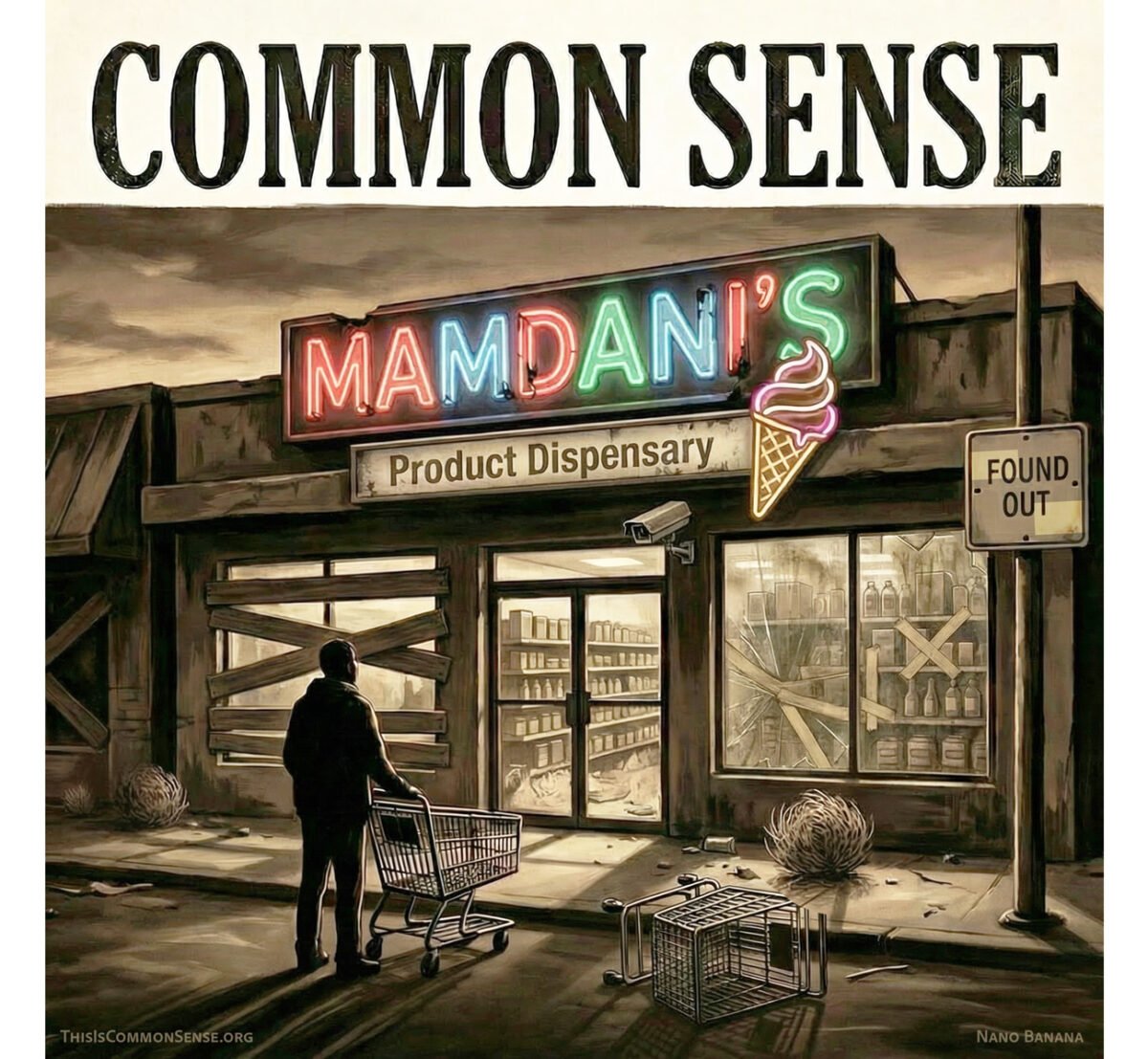 socialism, Mamdani, grocery store, economics