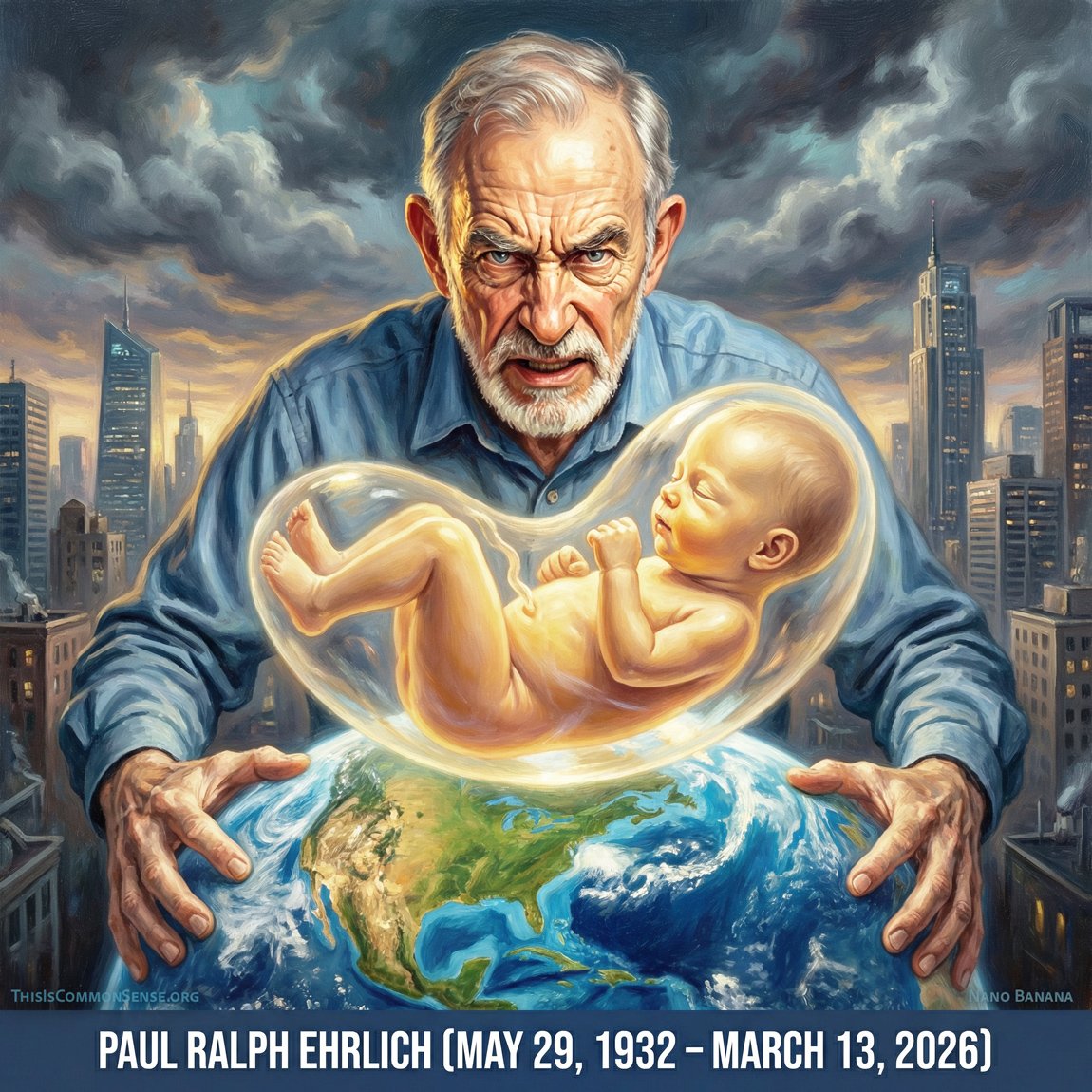 Paul Ehrlich, population, science, economics, obituary