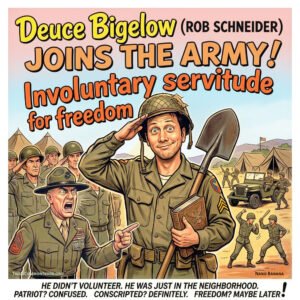 Rob Schneider, the draft, conscription, freedom