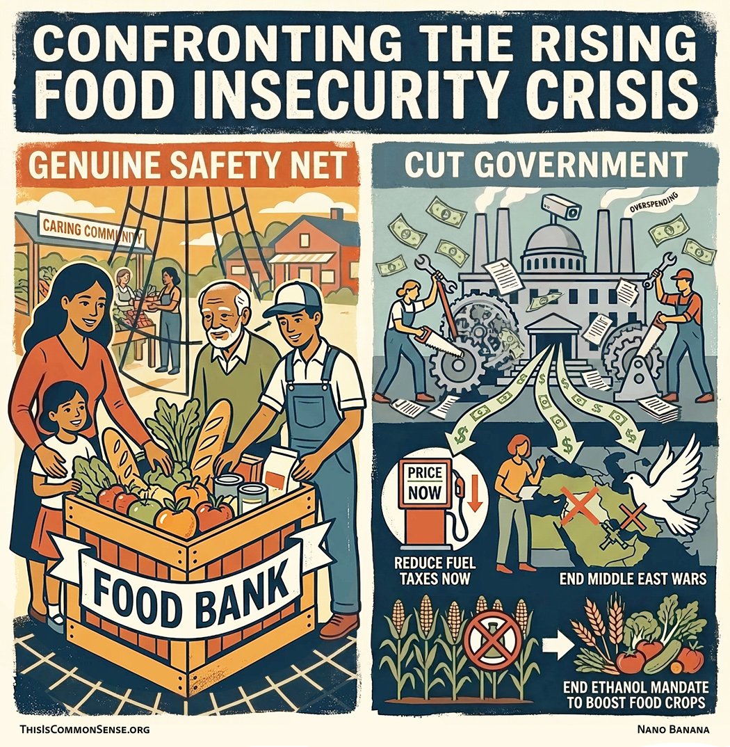 safety net, food bank, government, inflation, economics