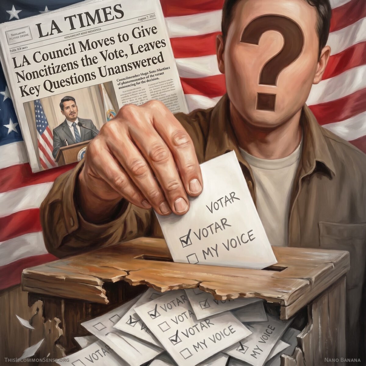 Los Angeles, City Council, voting, elections, non citizen, immigration, democracy