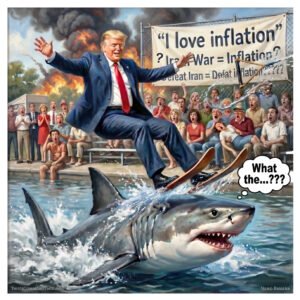 Donald Trump, inflation, Iran, war, economics