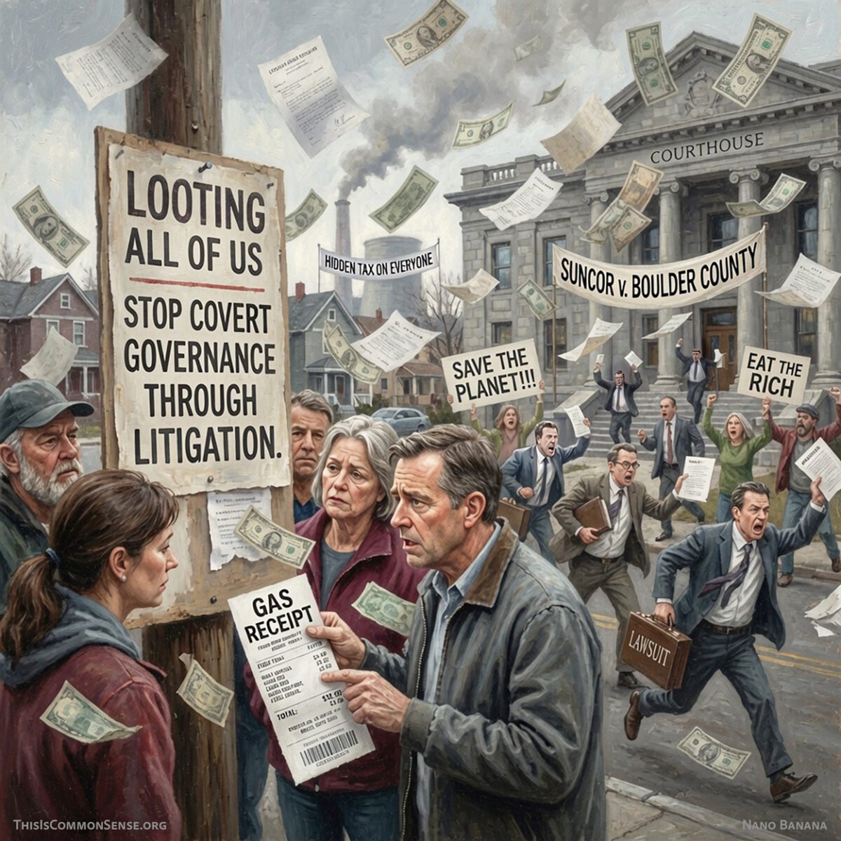 global warming, climate, hysteria, courts, litigation, lawsuit, socialism, government