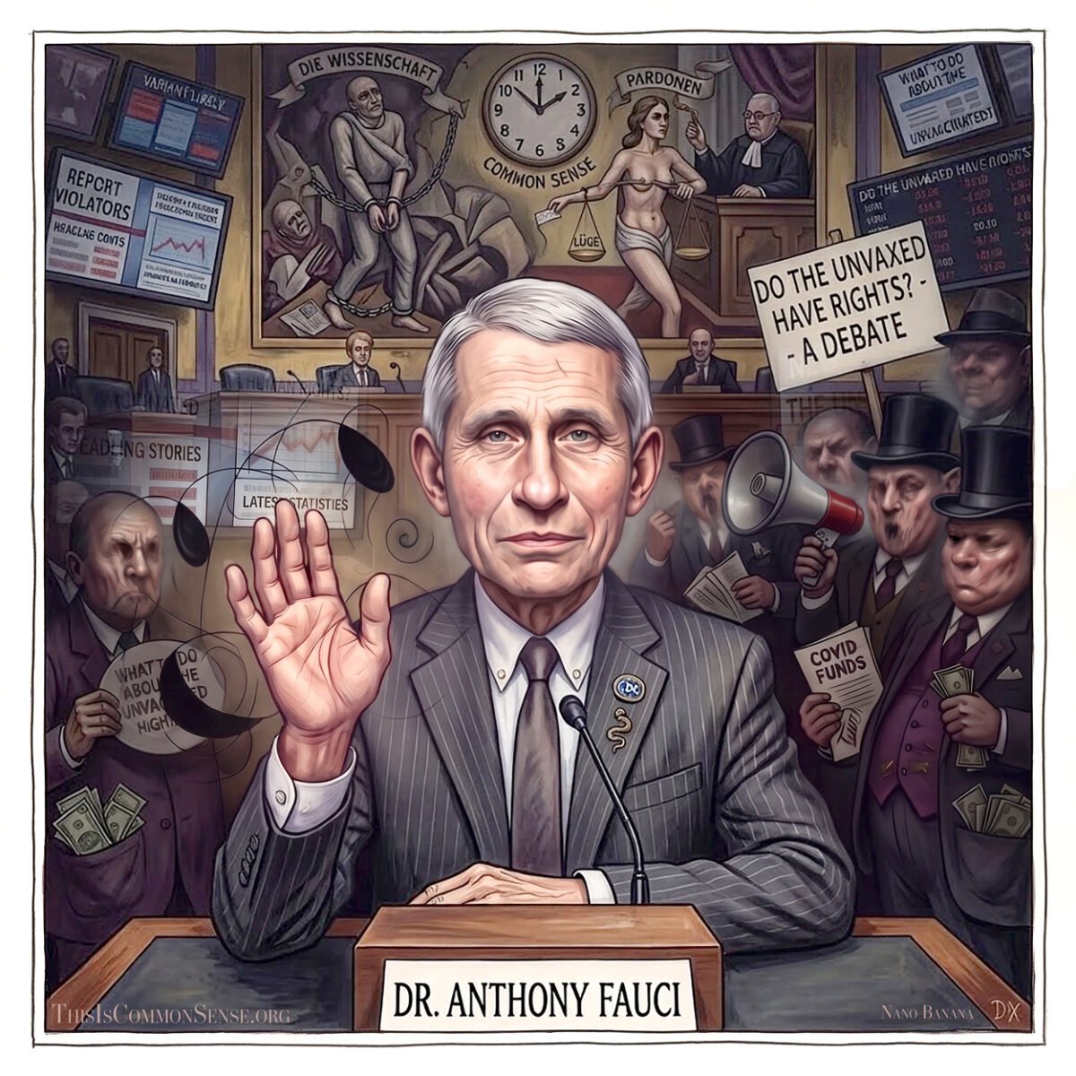 Anthony Fauci, Congress, Covid, 5th Amendment
