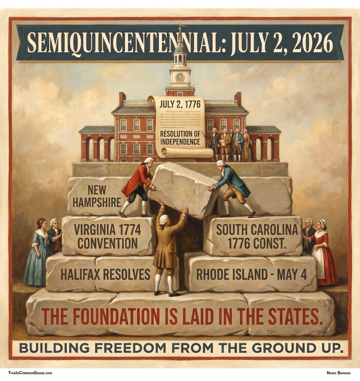 Semiquincentennia, July 4, Independence Day, United States