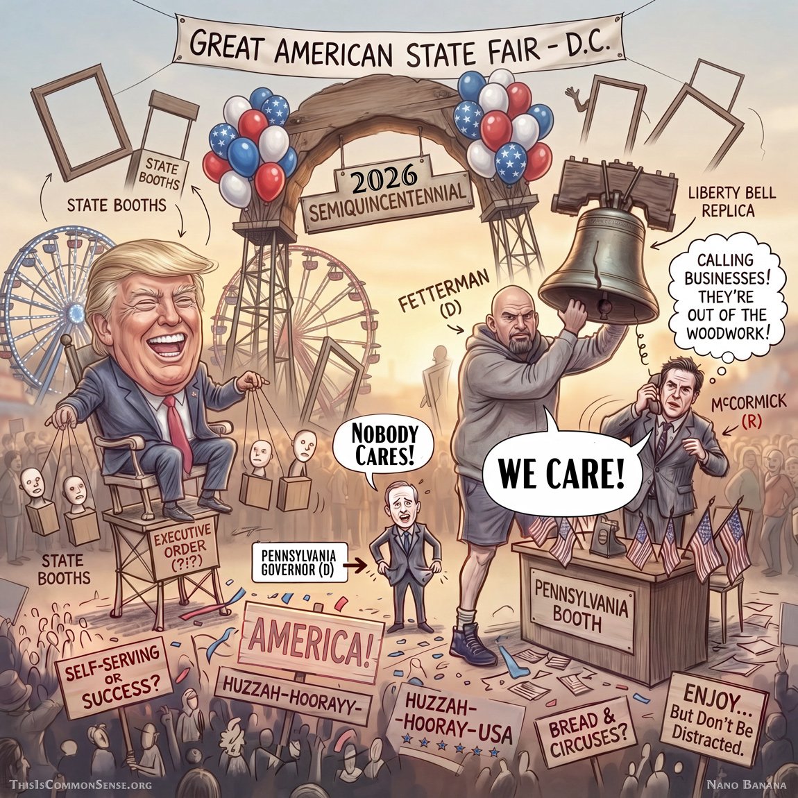 Great American State Fair, Donald Trump, Pennsylvania, July 4