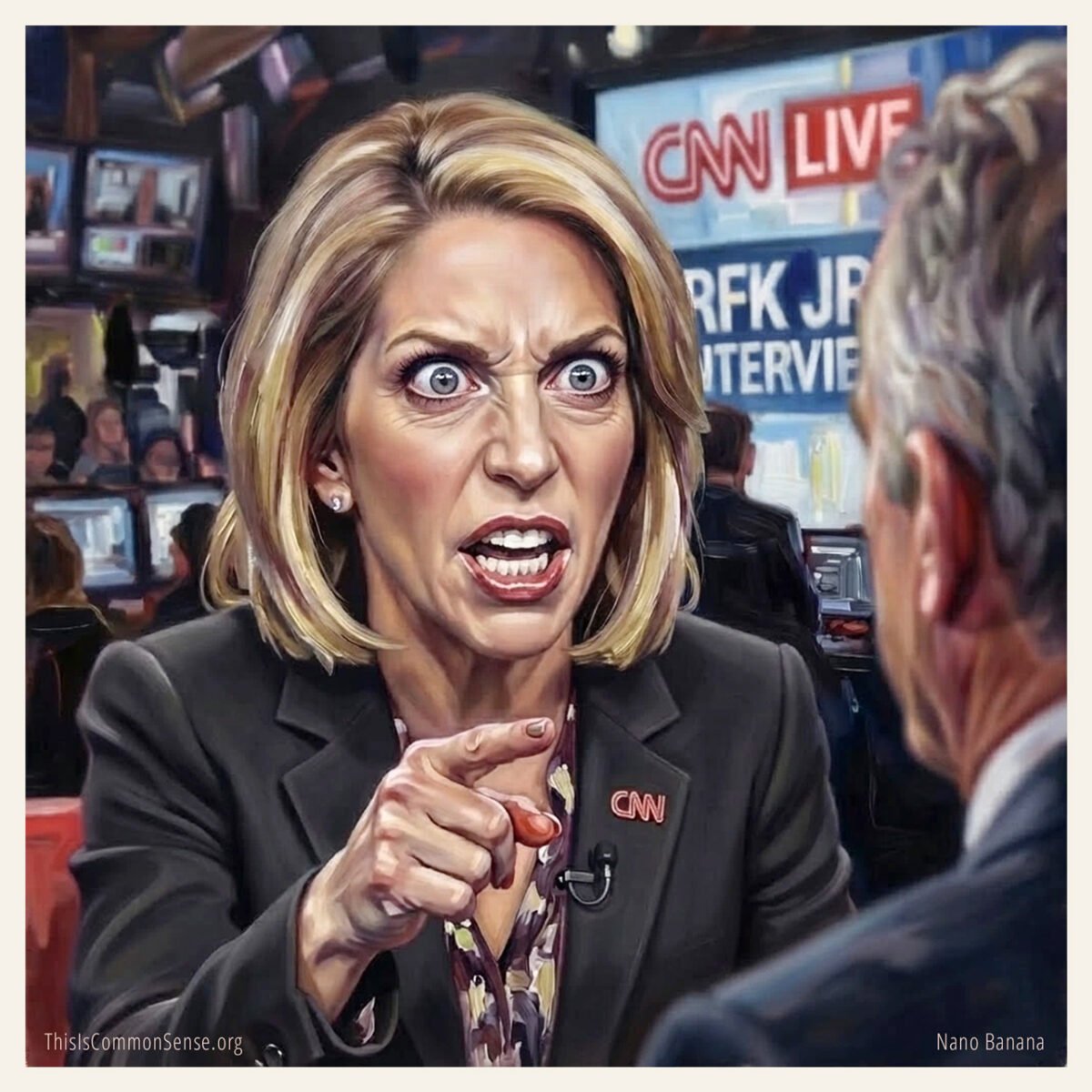 Dana Bash, RFK Jr. , Covid