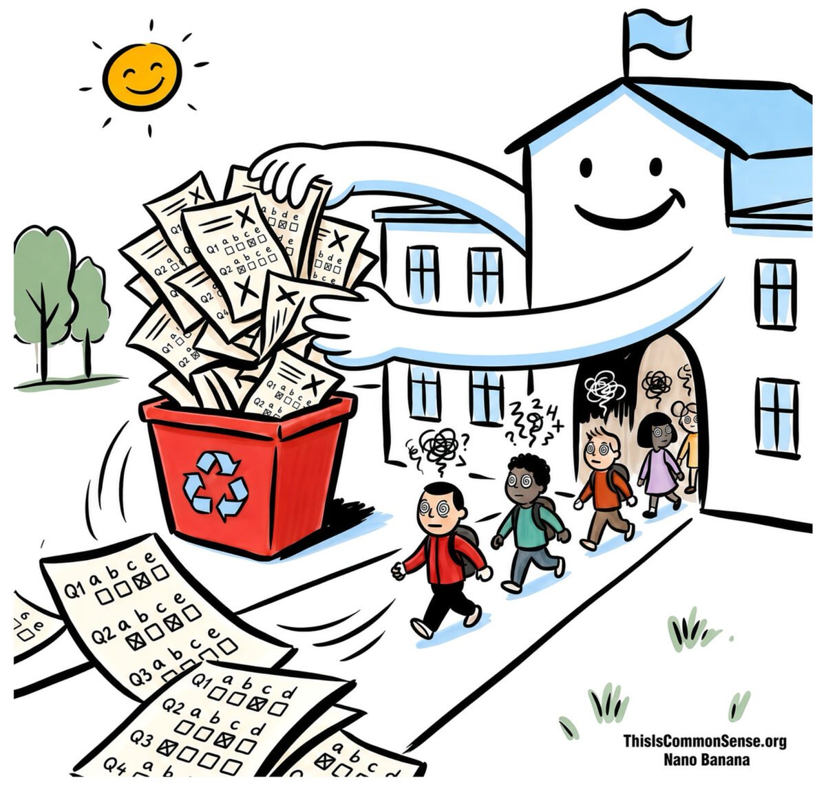 schools, education, testing