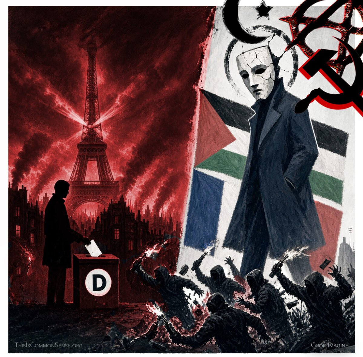 France, Democrat, Democratic Party, democracy, socialism, Islam, anarchy