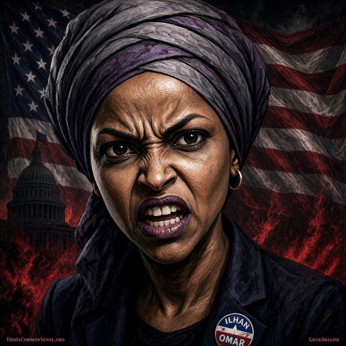 Ilhan Omar, Congress, crime,immigration, Islam, Somalia